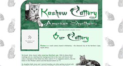 Desktop Screenshot of kashewcattery.co.za